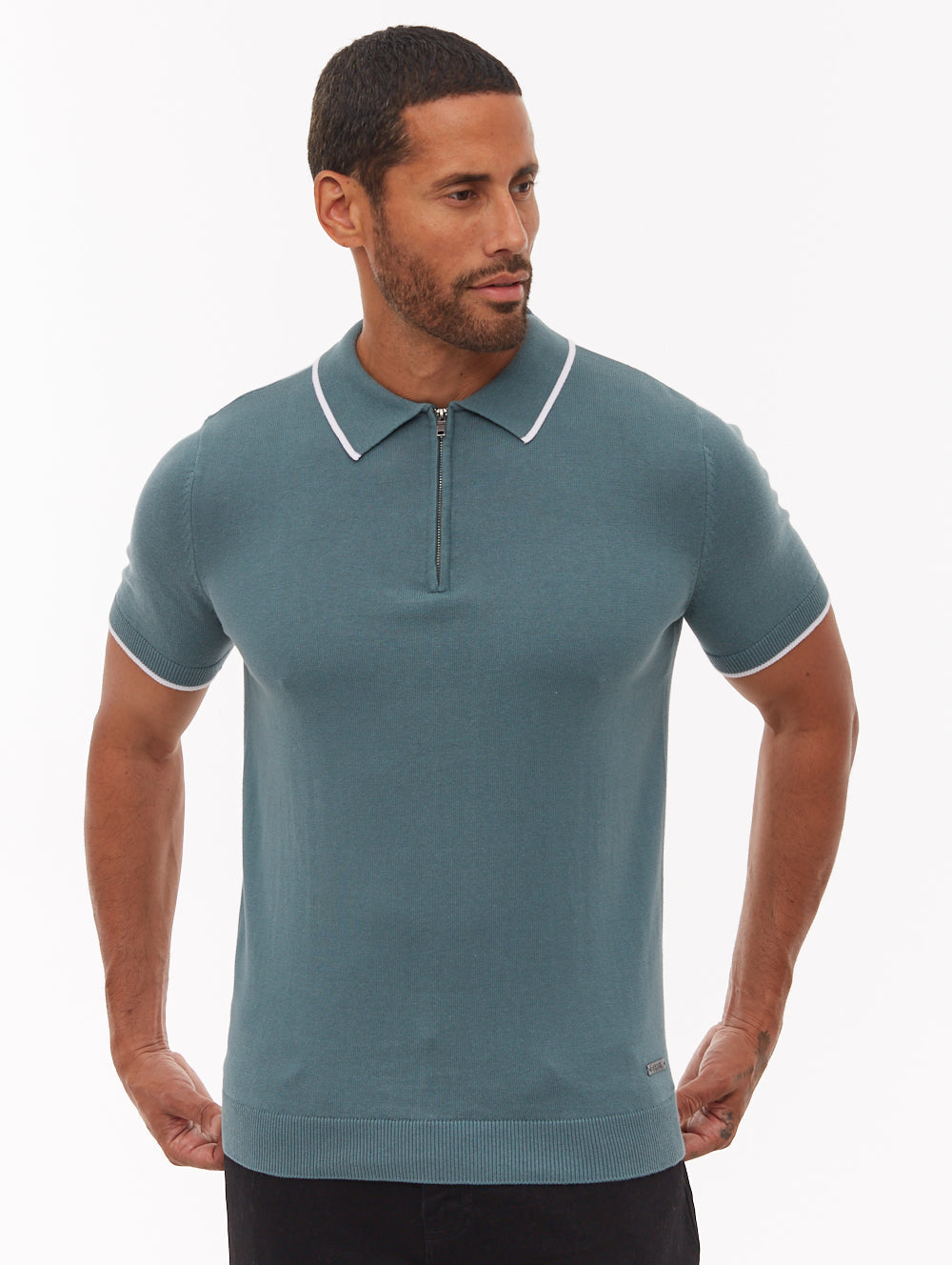 Settio Knit Polo Shirt - Green