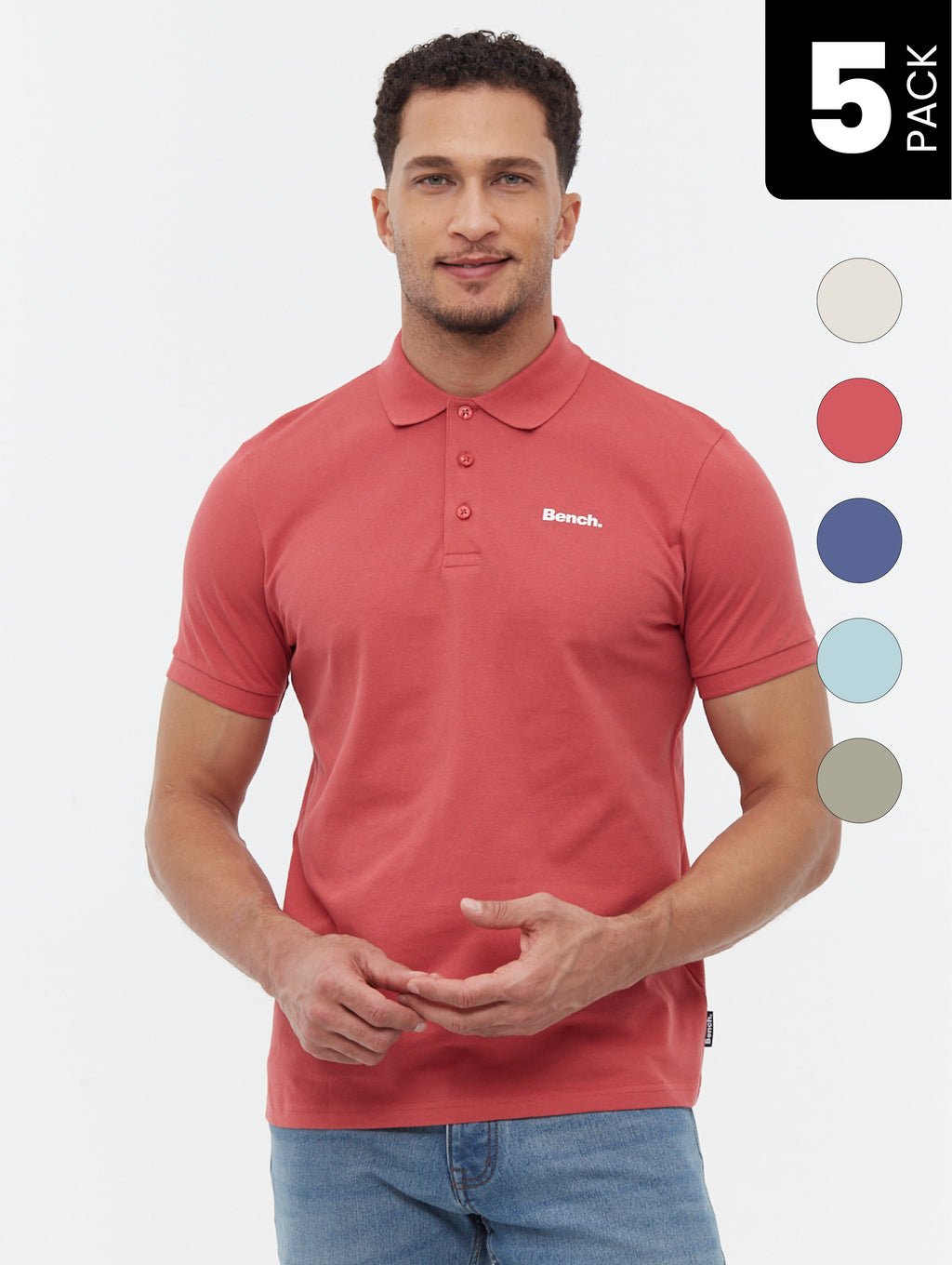 Adomen Emblem Polo 5-Pack