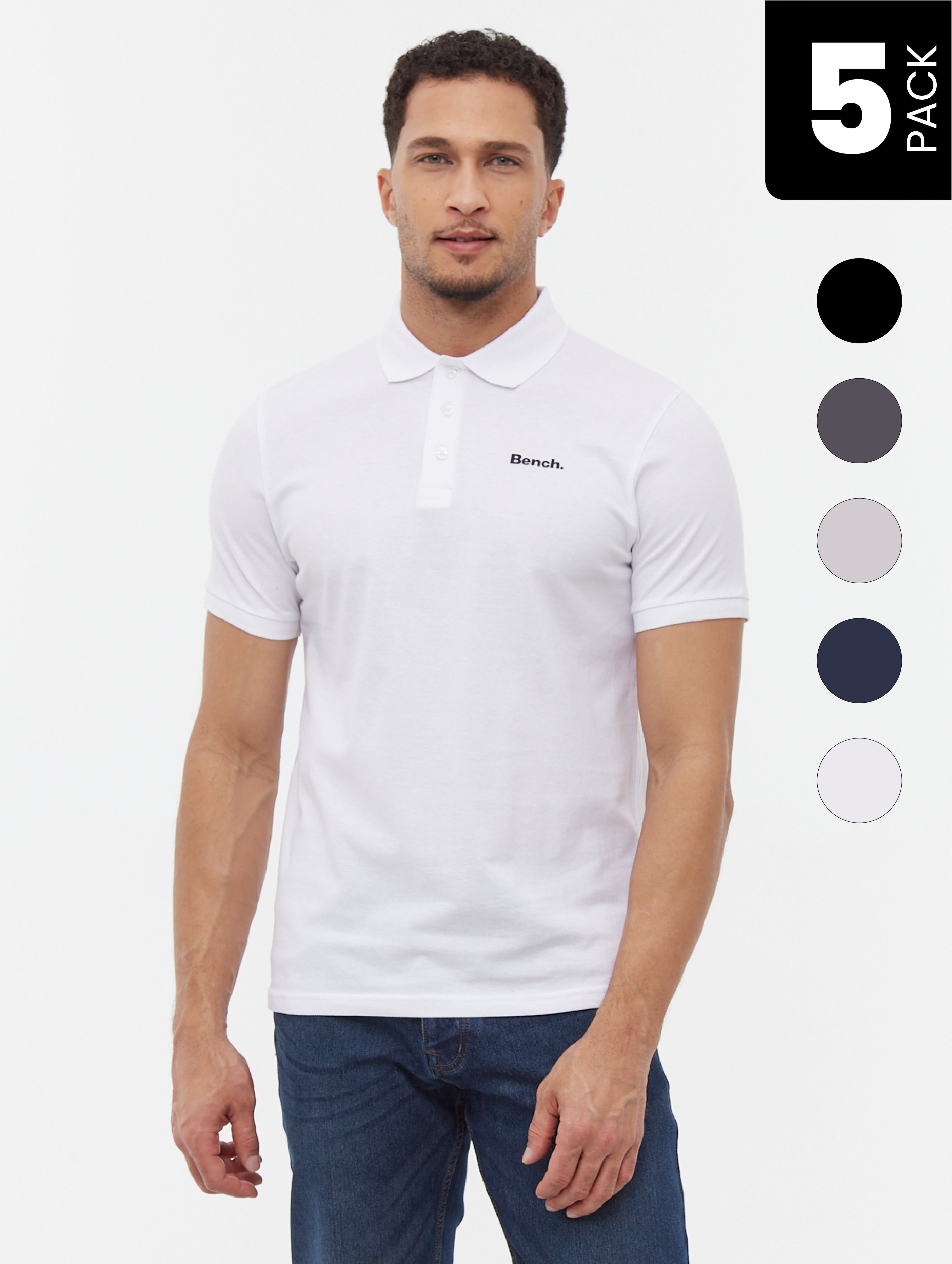 Yessio Emblem Polo 5-Pack